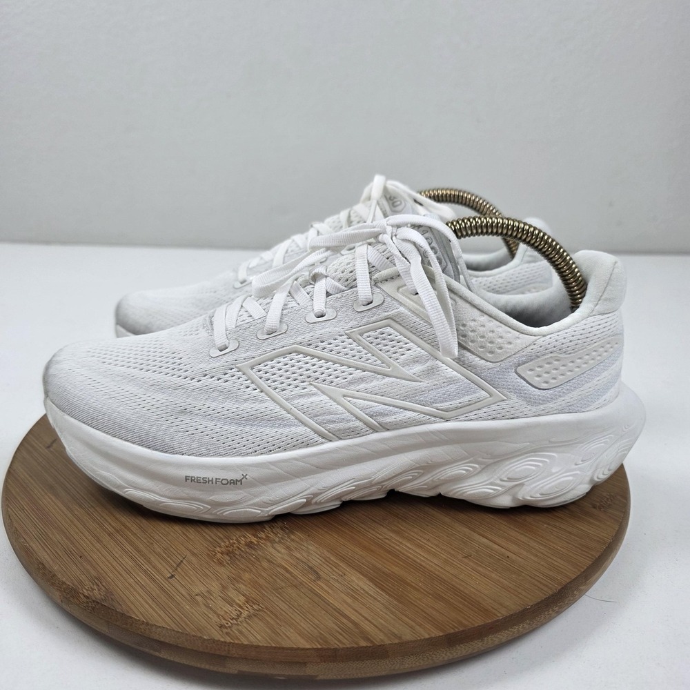 New Balance Fresh Foam 1080 Shoes Womens Size 11 White Running Sneakers W1080W13